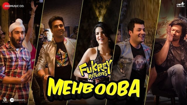 Mehbooba Lyrics | Fukrey Returns | Prem & Hardeep | Mohammed Rafi, Neha Kakkar, Raftaar & Yasser Desai